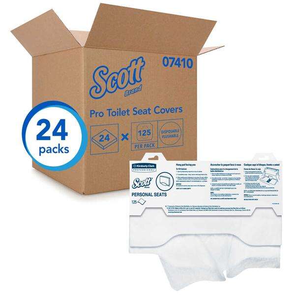 Cover Toilet Seat Scott White 3000/Ca